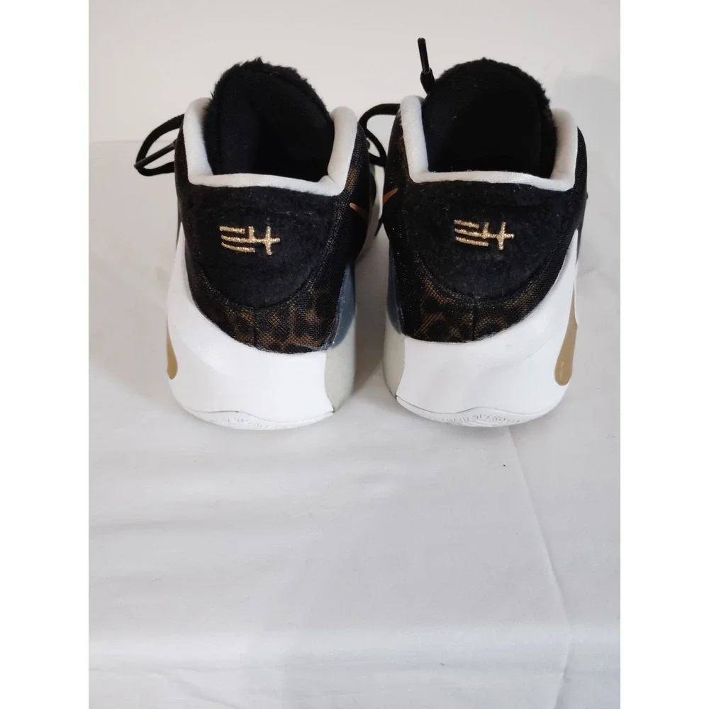 Nike Zoom Freak 1 Coming to America Youth 6Y BQ5633‑900 Black Gold Leopard Shoes
